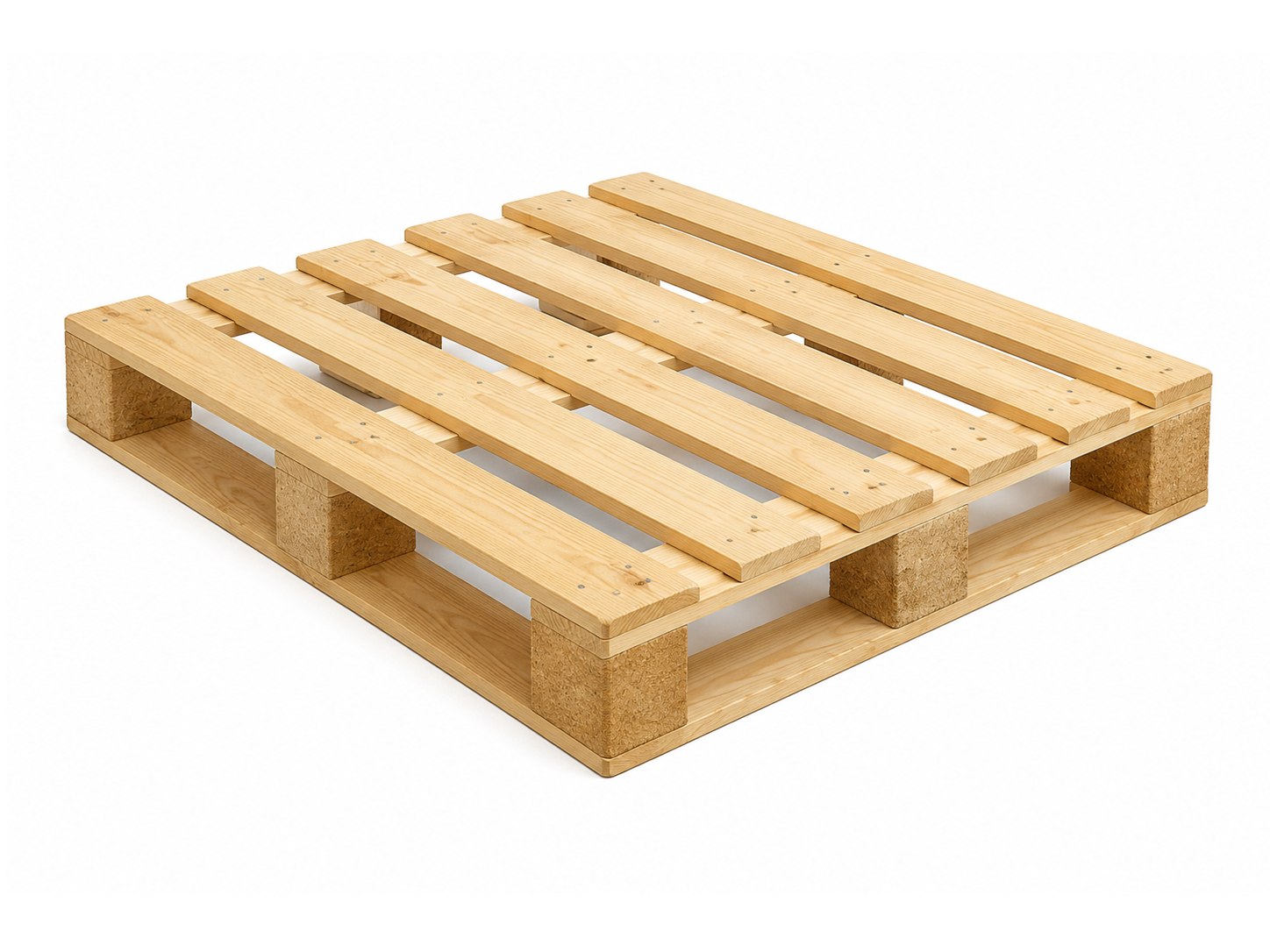 Pallet de madeira tipo block