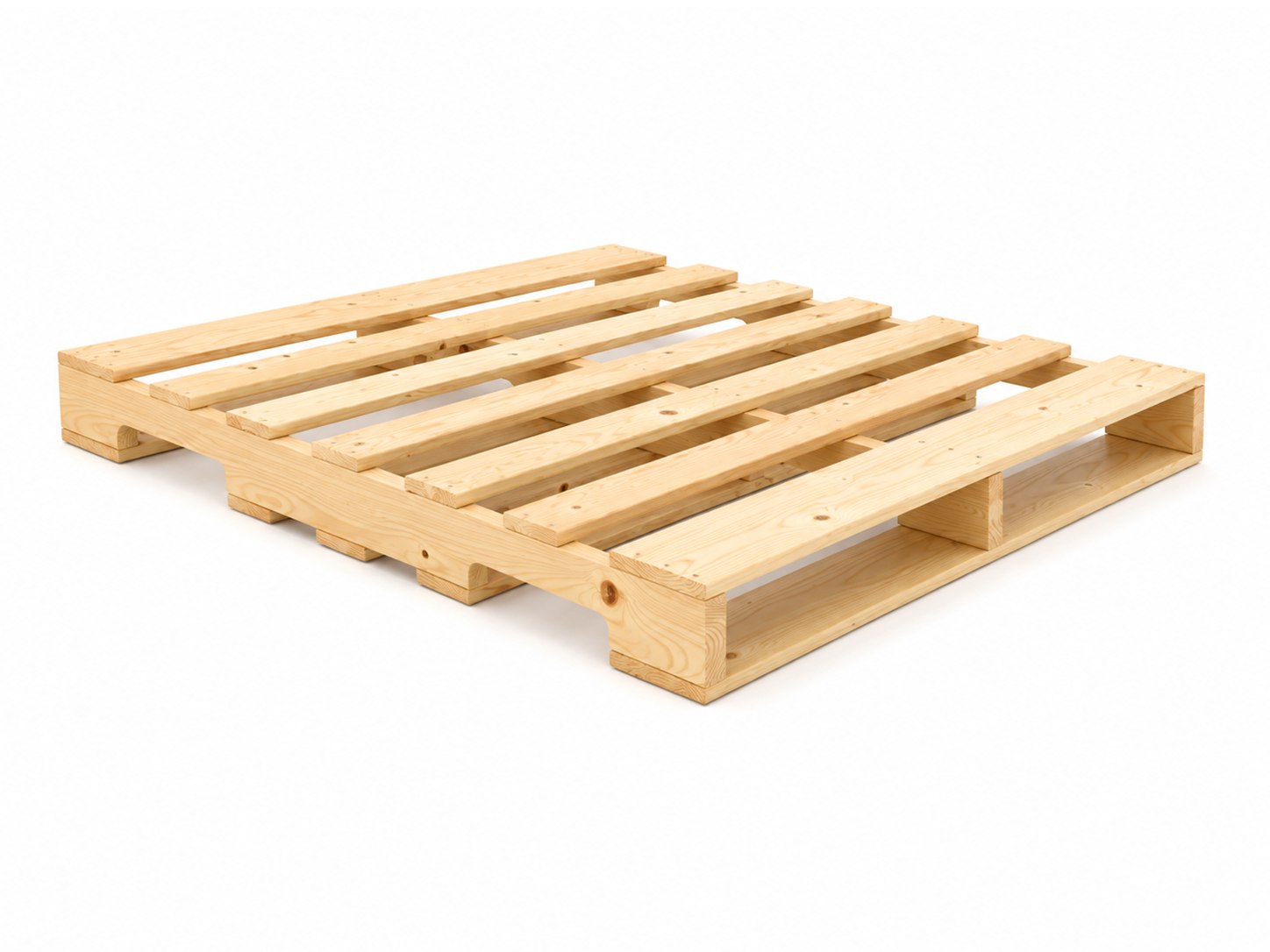 Pallet de madeira tipo stringer